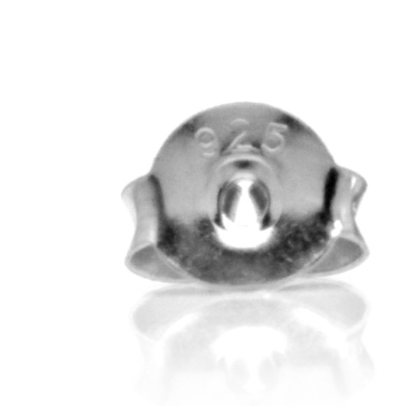 Enamel and Silver Post Bird Stud Earrings - Picture 2 of 2